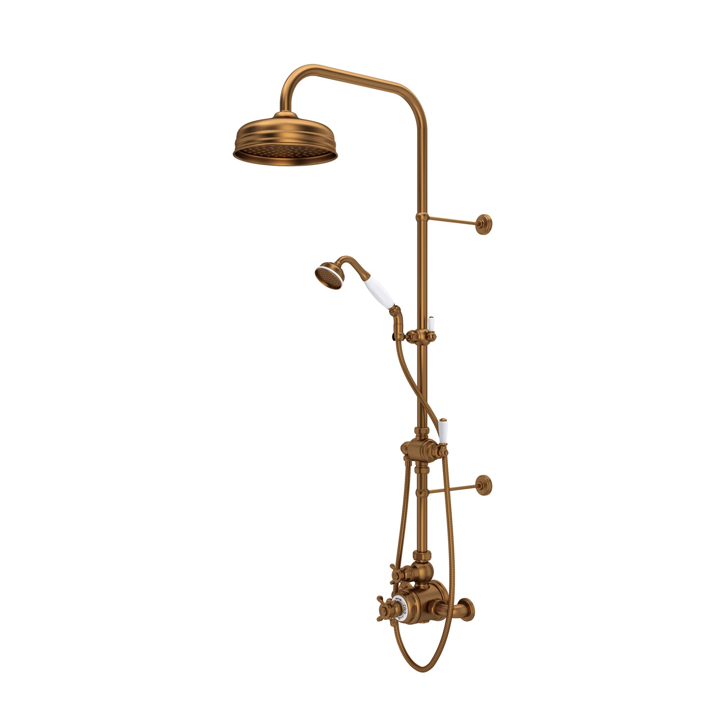 Perrin & Rowe U.KIT1NX Edwardian 3/4" Exposed Wall Mount Thermostatic Shower System