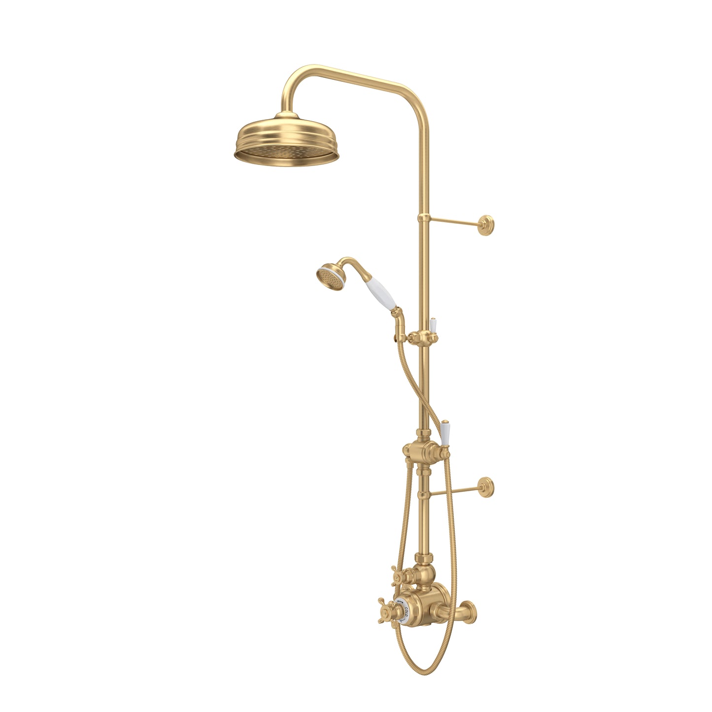 Perrin & Rowe U.KIT1NX Edwardian 3/4" Exposed Wall Mount Thermostatic Shower System