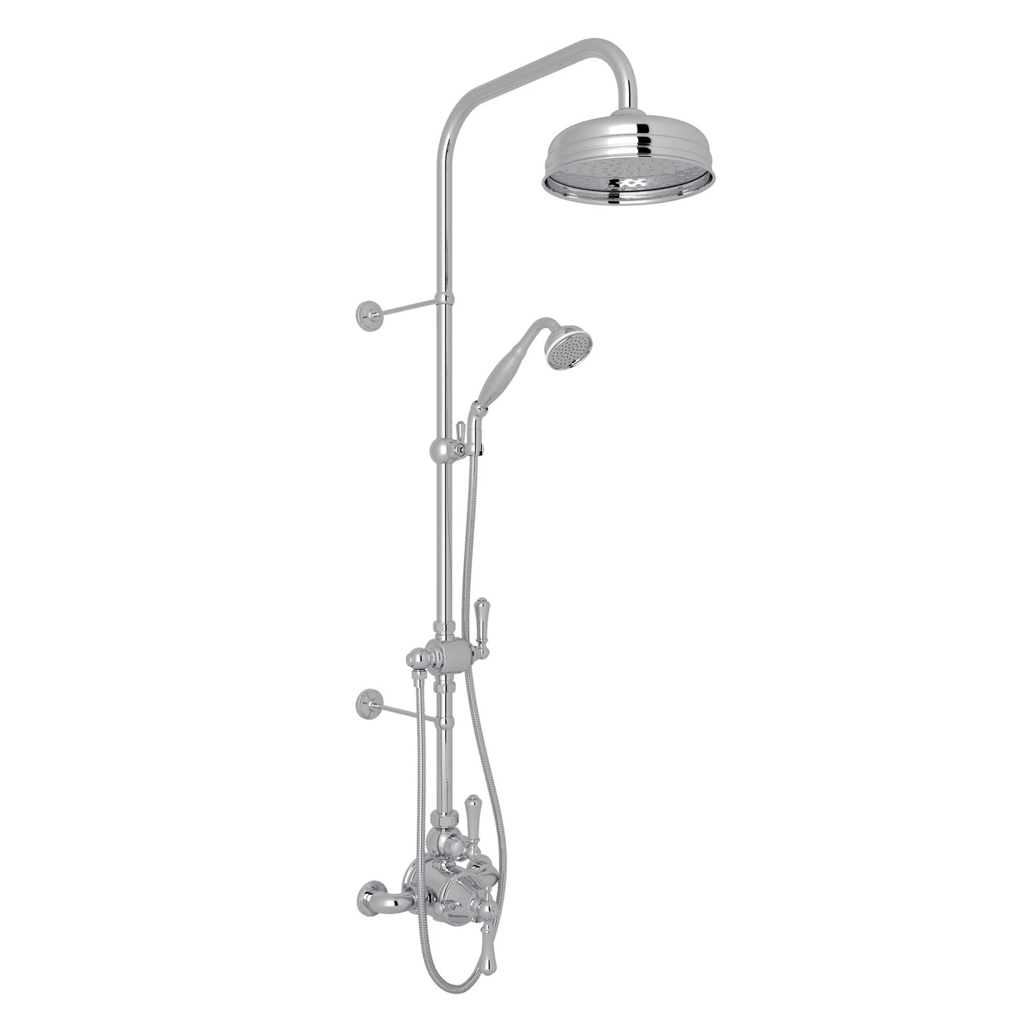 Perrin & Rowe U.KIT61N Georgian Era 3/4" Exposed Wall Mount Thermostatic Shower System - Parent