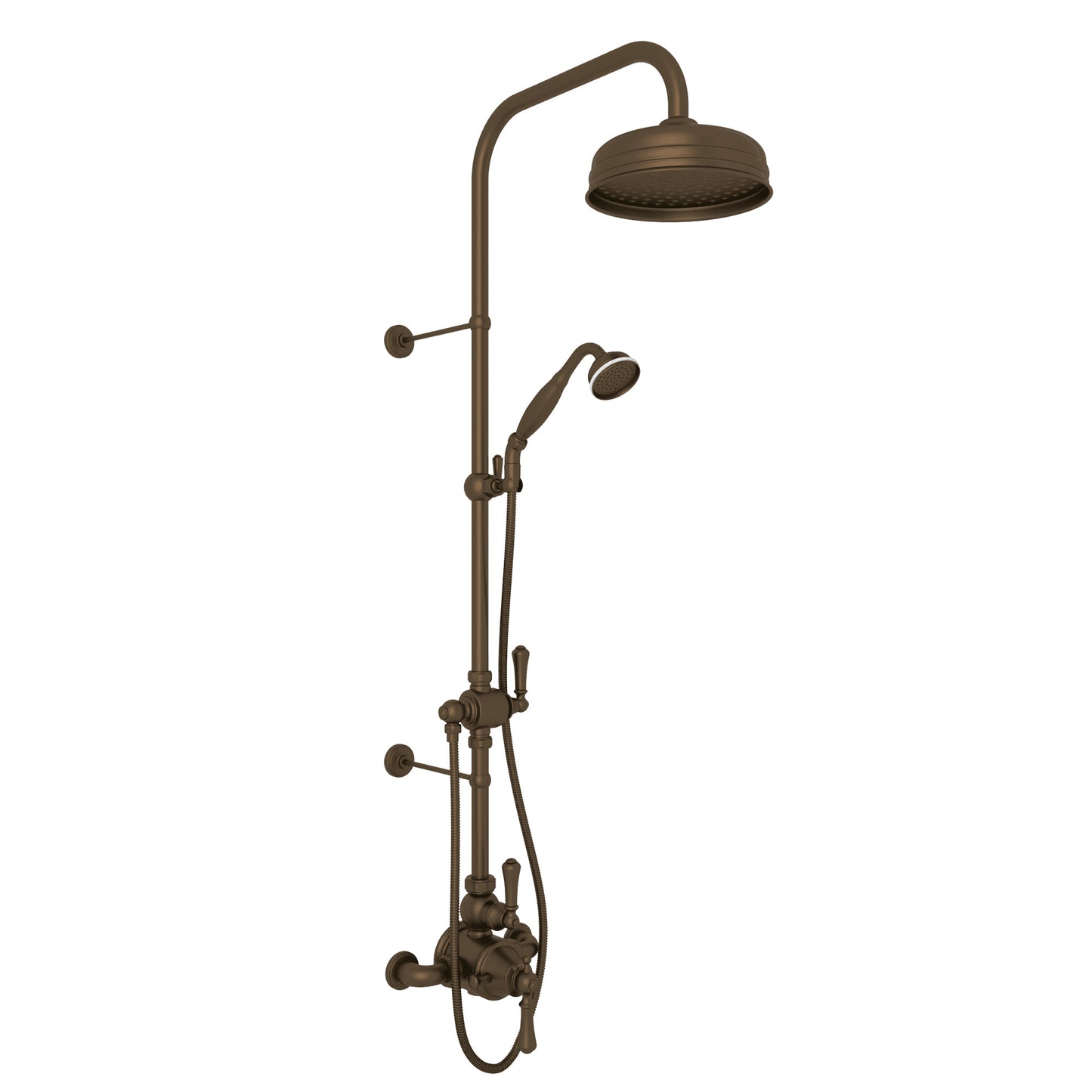 Perrin & Rowe U.KIT61N Georgian Era 3/4" Exposed Wall Mount Thermostatic Shower System