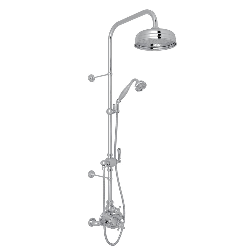 Perrin & Rowe U.KIT61N Georgian Era 3/4" Exposed Wall Mount Thermostatic Shower System - Parent