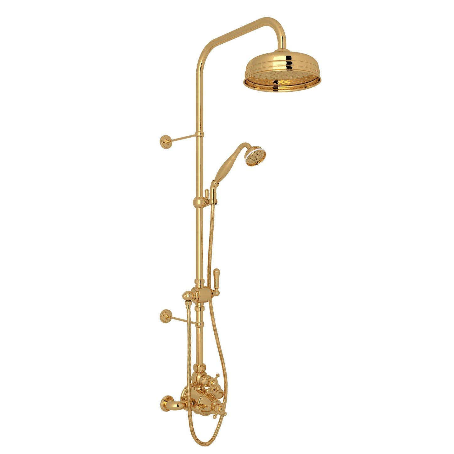 Perrin & Rowe U.KIT61N Georgian Era 3/4" Exposed Wall Mount Thermostatic Shower System
