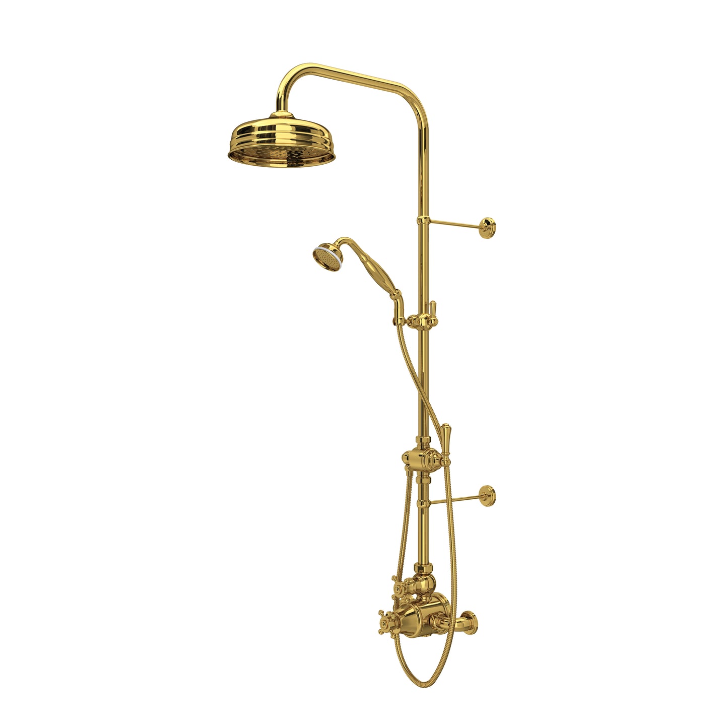 Perrin & Rowe U.KIT61N Georgian Era 3/4" Exposed Wall Mount Thermostatic Shower System