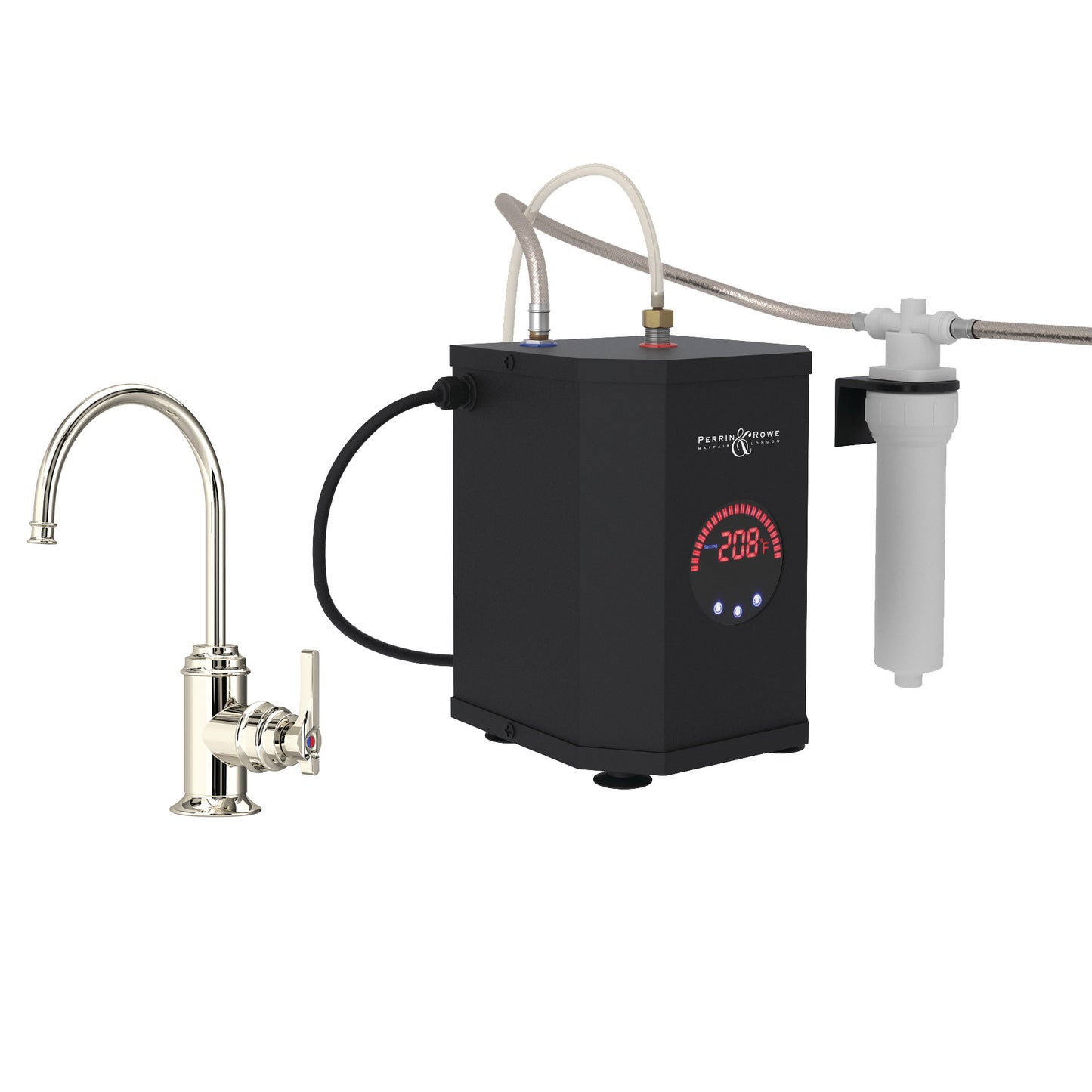 Perrin & Rowe U.KITSB72D1 Southbank Hot Water and Kitchen Filter Faucet Kit