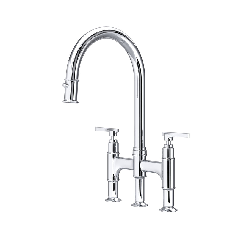 Perrin & Rowe U.SB58D3 Southbank Pull-Down Bridge Kitchen Faucet - Parent
