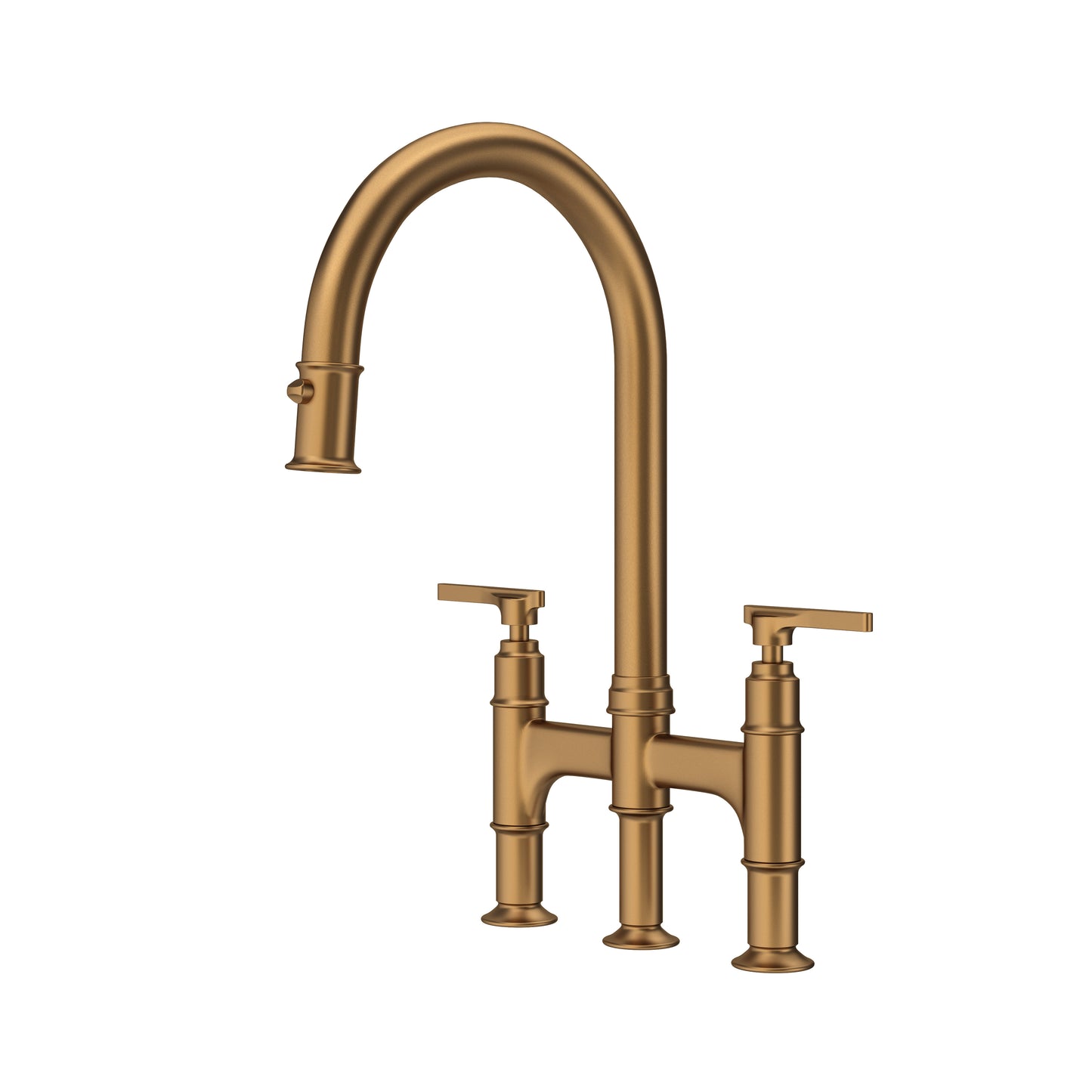 Perrin & Rowe U.SB58D3 Southbank Pull-Down Bridge Kitchen Faucet