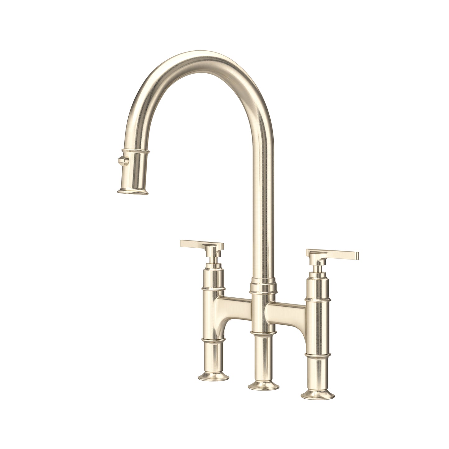 Perrin & Rowe U.SB58D3 Southbank Pull-Down Bridge Kitchen Faucet