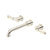 Perrin & Rowe U.TAR08W3 Armstrong Wall Mount Lavatory Faucet Trim