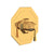 Perrin & Rowe U.TDC51W1 Deco 1/2" Pressure Balance Trim