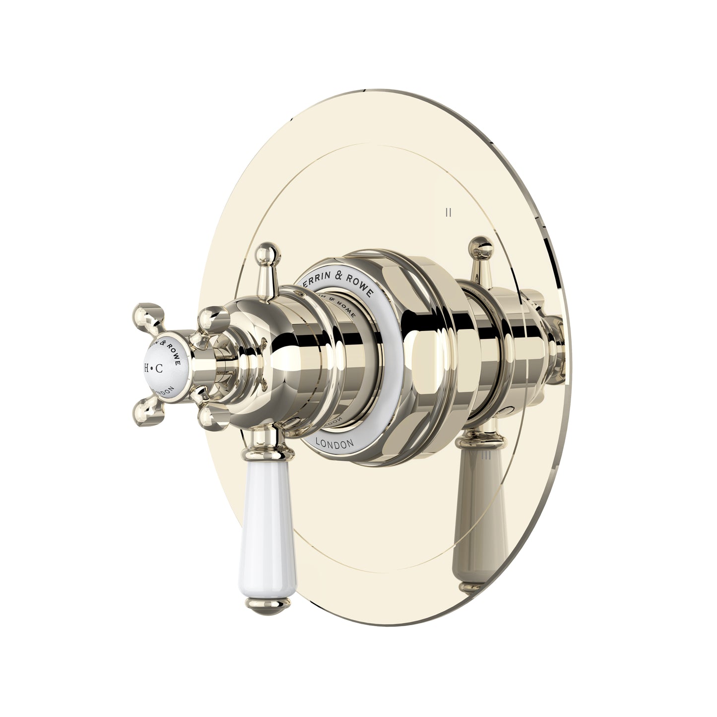 Perrin & Rowe U.TEW45W1 Edwardian 1/2" Therm & Pressure Balance Trim With 5 Functions