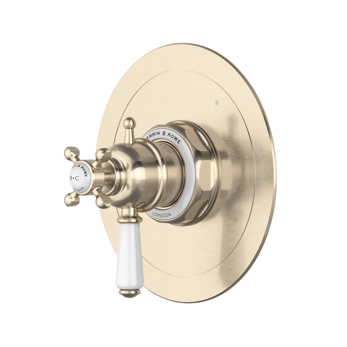 Perrin & Rowe U.TEW45W1 Edwardian 1/2" Therm & Pressure Balance Trim With 5 Functions