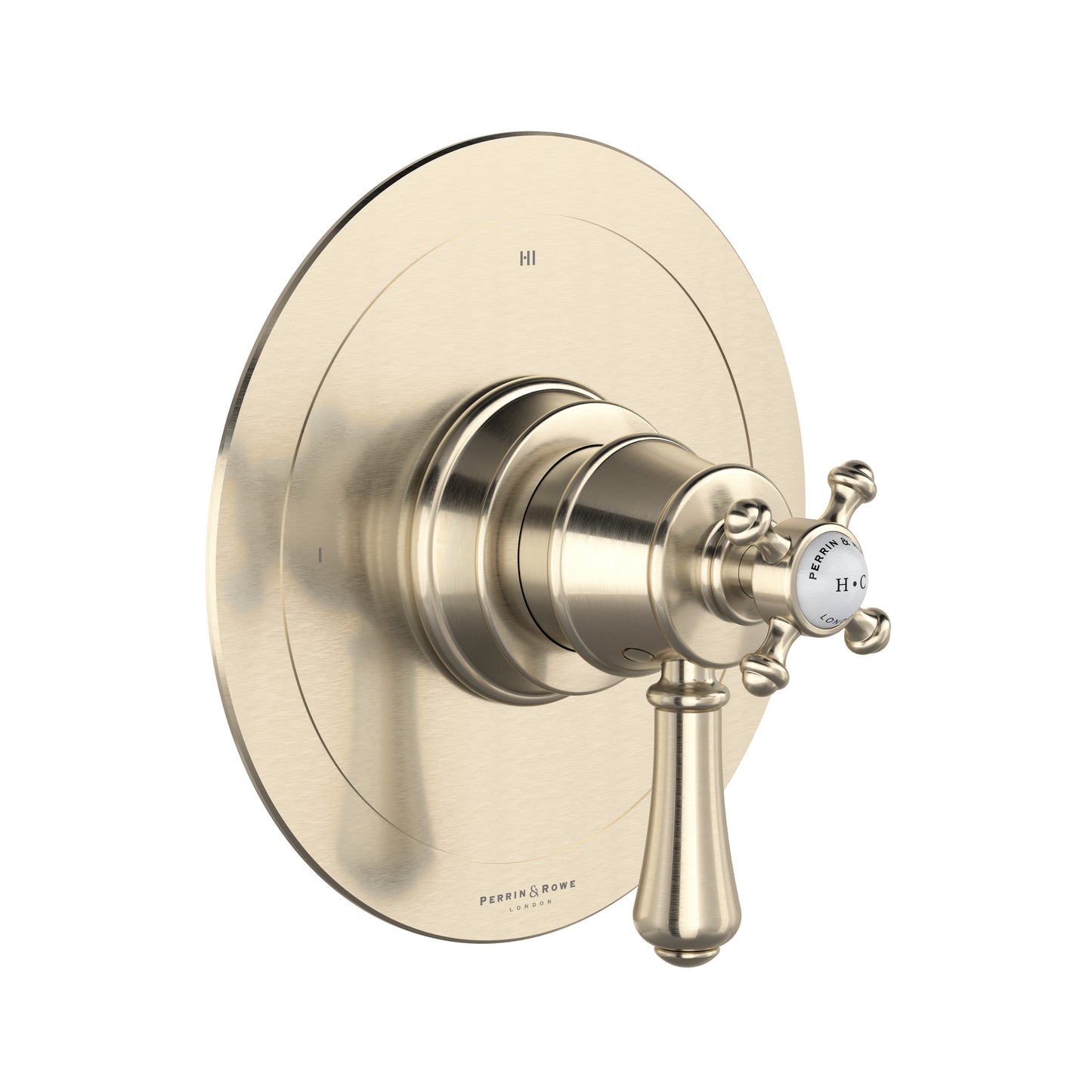 Perrin & Rowe U.TGA23W1 Georgian Era 1/2" Therm & Pressure Balance Trim With 3 Functions