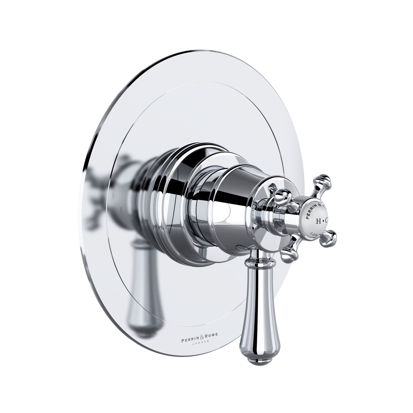 Perrin & Rowe U.TGA44W1 Georgian Era 1/2" Therm & Pressure Balance Trim With 2 Functions - Parent