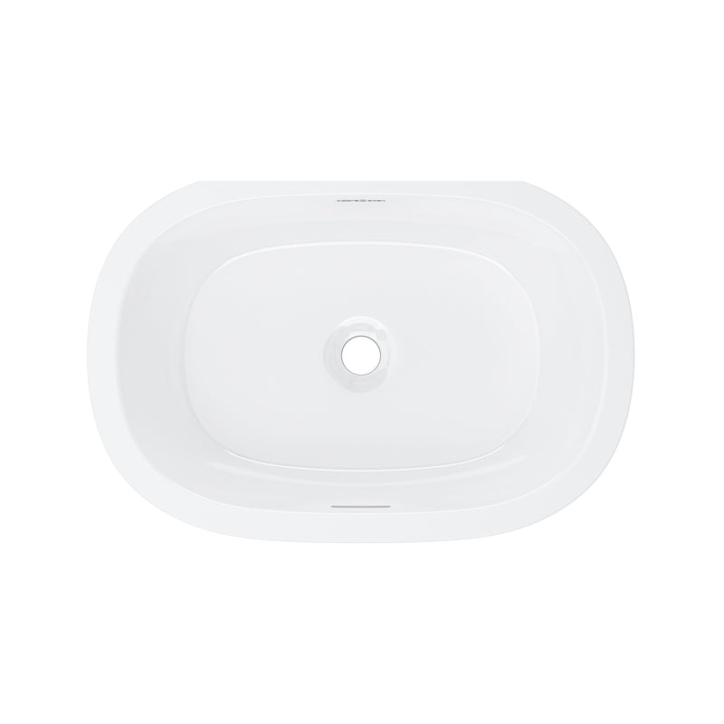 Victoria + Albert UB-BAR-53-IO 21" x 14" Undermount Oval Lavatory Sink