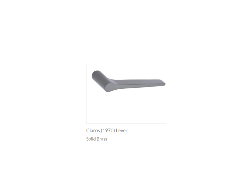 Ashley Norton UB.1970.20.R.8/4B-238 Claros Privacy - Dark Oil Rubbed/Polished Nickel