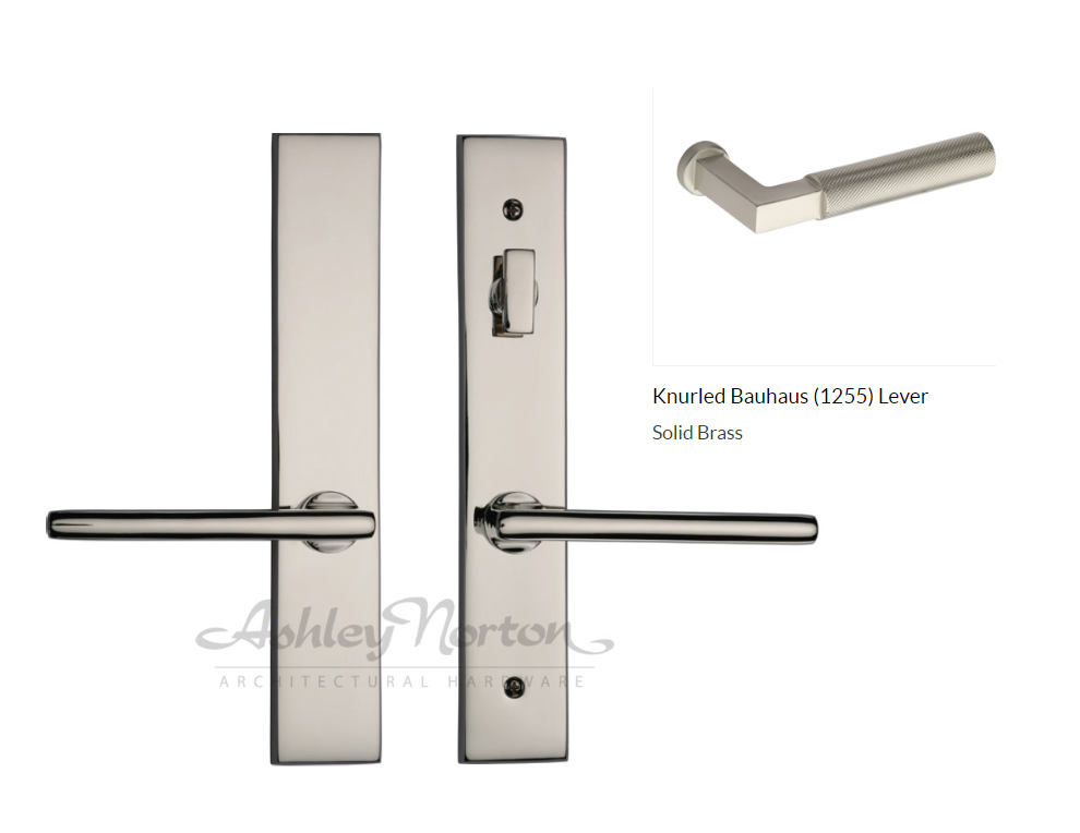 Ashley Norton UBEG4.1255.53.L.3S Knurled Bauhaus US Lever Low P - Satin Brass