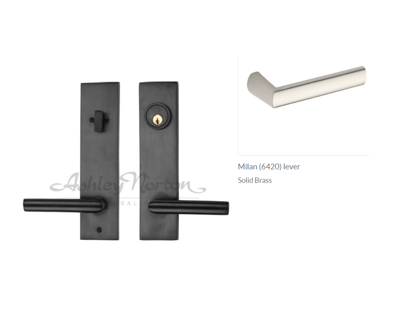 Ashley Norton UBLES.6420.43.R.4 Milan Patio - Satin Nickel