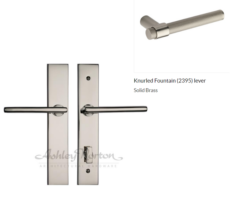 Ashley Norton UBLP4.2395.55.R.BK Knurled Fountain US Lever High - Flat Black