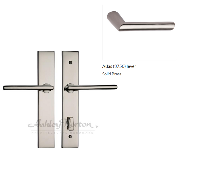 Ashley Norton UBLP4.3750.55.R.8 Atlas US Lever High Entry - Dark Oil Rubbed