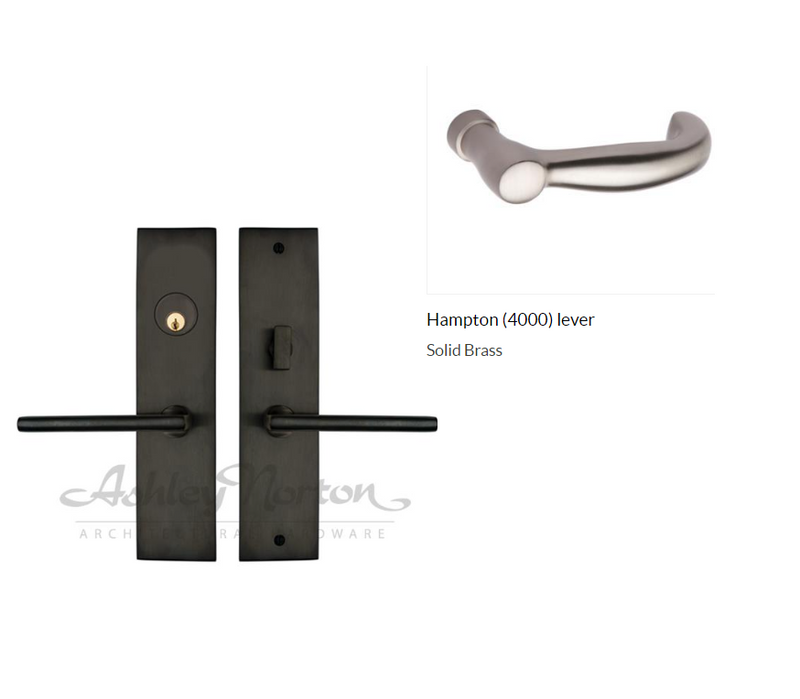 Ashley Norton UBMOR.4000.12.L.4 Hampton LxL Entry - Satin Nickel