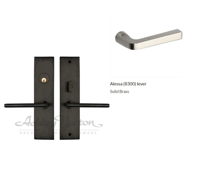 Ashley Norton UBMOR.8300.12.L.8 Alessa LxL Entry - Dark Oil Rubbed