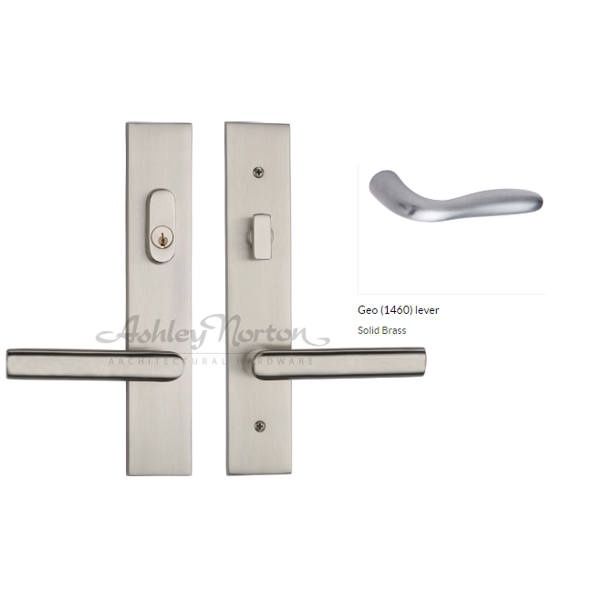Ashley Norton UBMR4.1460.47.L.4 Geo Lever Low Dummy - Satin Nickel