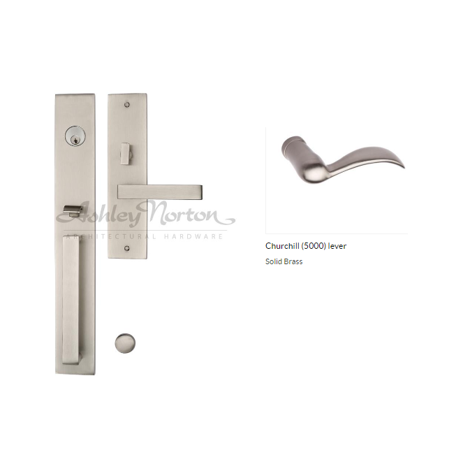 Ashley Norton UBSGL.5000.42.R.4 Churchill GxL Dummy - Satin Nickel