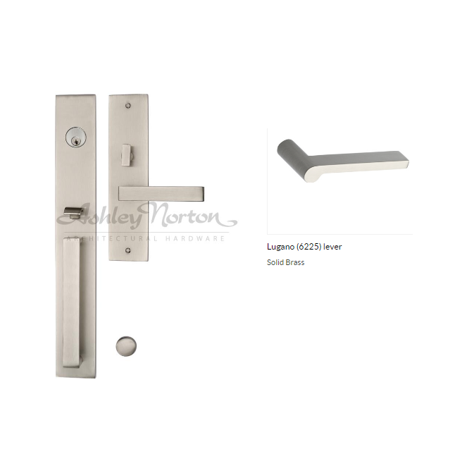 Ashley Norton UBSGL.6225.10.L.4 Lugano GxL Entry - Satin Nickel