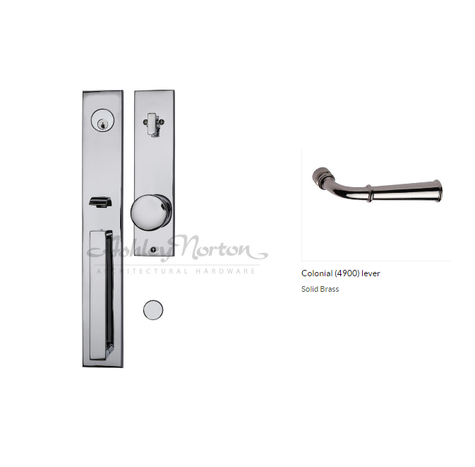 Ashley Norton UBTUB.4900.50.R.4-234 Colonial GxL Entry - Satin Nickel