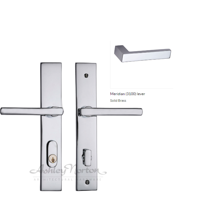 Ashley Norton UBUS4.3100.42.R.4 Meridian Lever High Dummy - Satin Nickel
