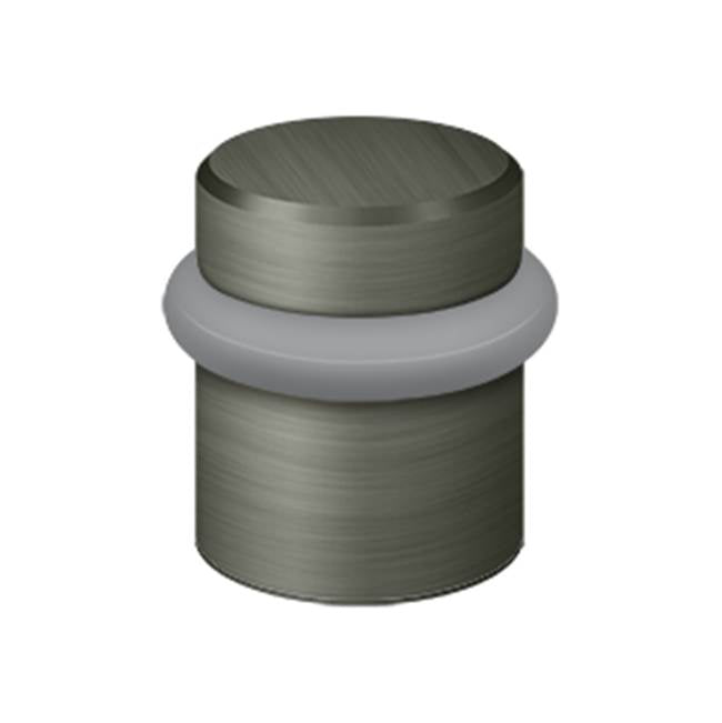 Deltana UFB4505 Round Universal Floor Bumper 1-1/2, Solid Brass