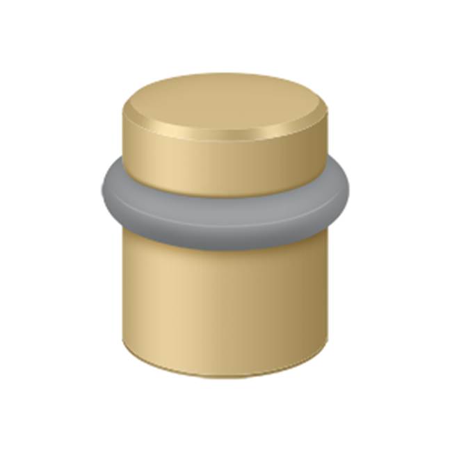Deltana UFB4505 Round Universal Floor Bumper 1-1/2, Solid Brass