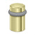 Deltana UFB5000 Round Universal Floor Bumper 2, Solid Brass