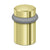 Deltana UFB5000 Round Universal Floor Bumper 2, Solid Brass