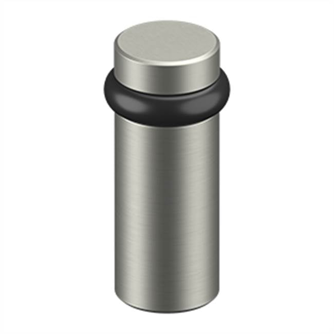 Deltana UFB6000 Round Universal Floor Bumper 3, Solid Brass