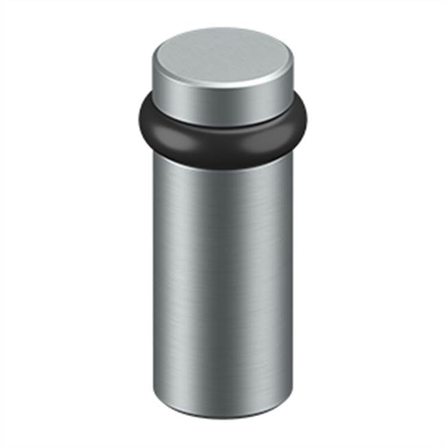 Deltana UFB6000 Round Universal Floor Bumper 3, Solid Brass