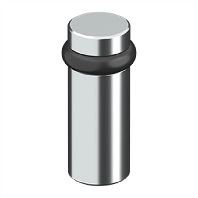 Deltana UFB6000 Round Universal Floor Bumper 3, Solid Brass