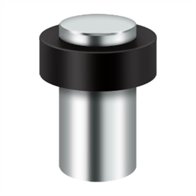 Deltana UFB7500U Round Universal Floor Bumper 3, Heavy Duty, Solid Brass