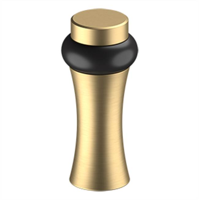 Deltana UFBD3505 Round Universal Floor Bumper 3-1/2, Decorative, Solid Brass