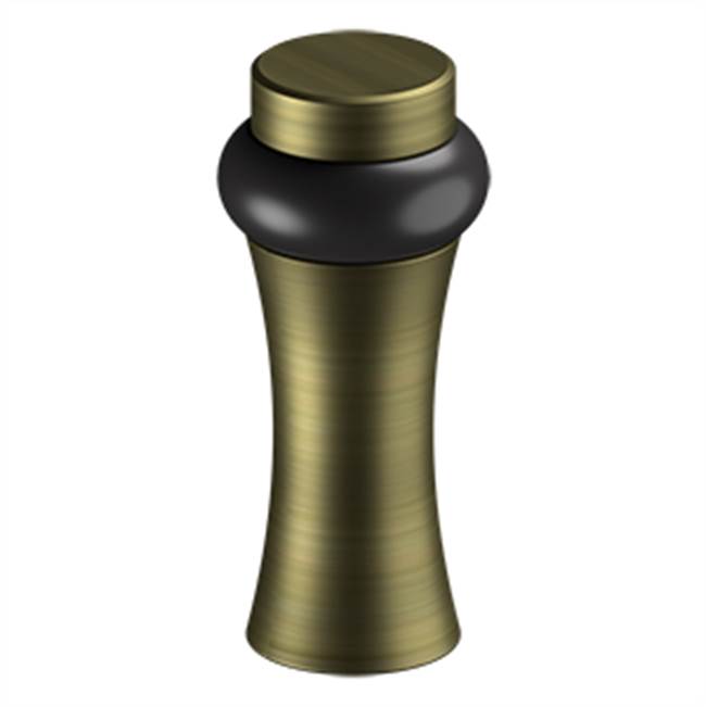Deltana UFBD3505 Round Universal Floor Bumper 3-1/2, Decorative, Solid Brass