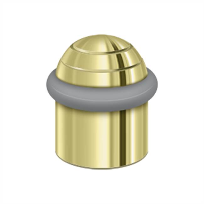 Deltana UFBD4505 Round Universal Floor Bumper Dome Cap 1-5/8, Solid Brass