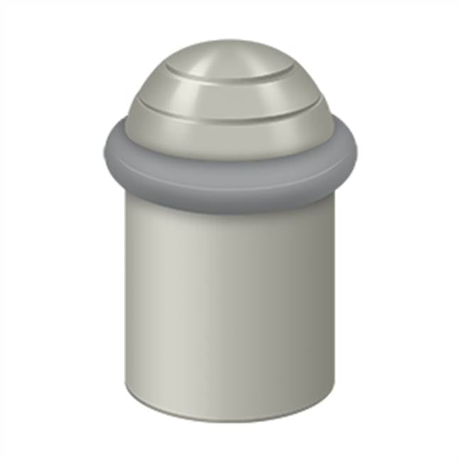 Deltana UFBD5000 Round Universal Floor Bumper Dome Cap 2-1/8, Solid Brass