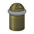Deltana UFBD5000 Round Universal Floor Bumper Dome Cap 2-1/8, Solid Brass