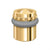 Deltana UFBP4505 Round Universal Floor Bumper Pattern Cap 1-5/8, Solid Brass - Parent
