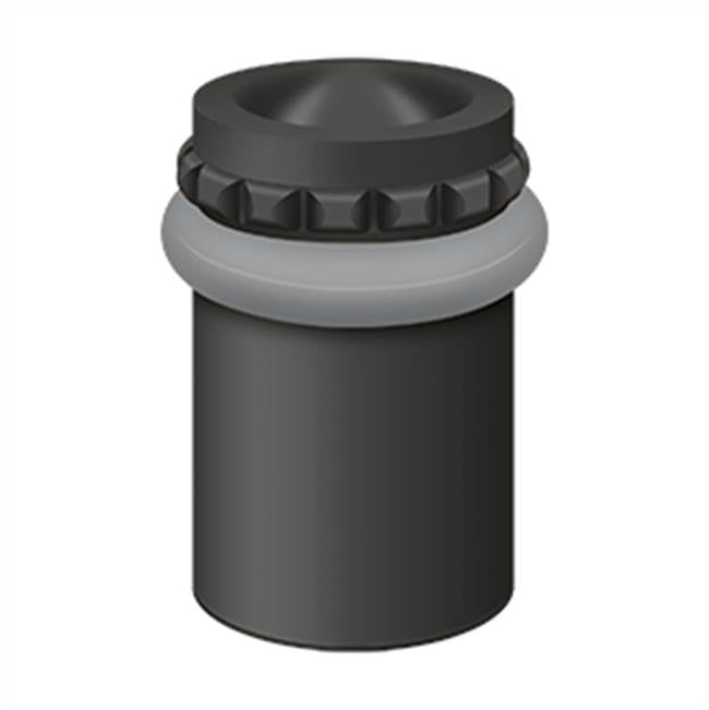 Deltana UFBP5000 Round Universal Floor Bumper Pattern Cap 2-1/8, Solid Brass