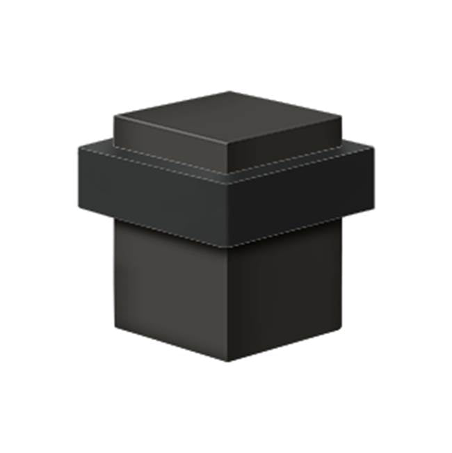 Deltana UFBS138 Square Universal Floor Bumper 1-3/8, Solid Brass