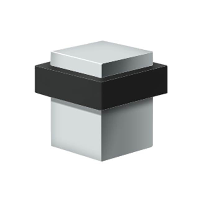 Deltana UFBS138 Square Universal Floor Bumper 1-3/8, Solid Brass