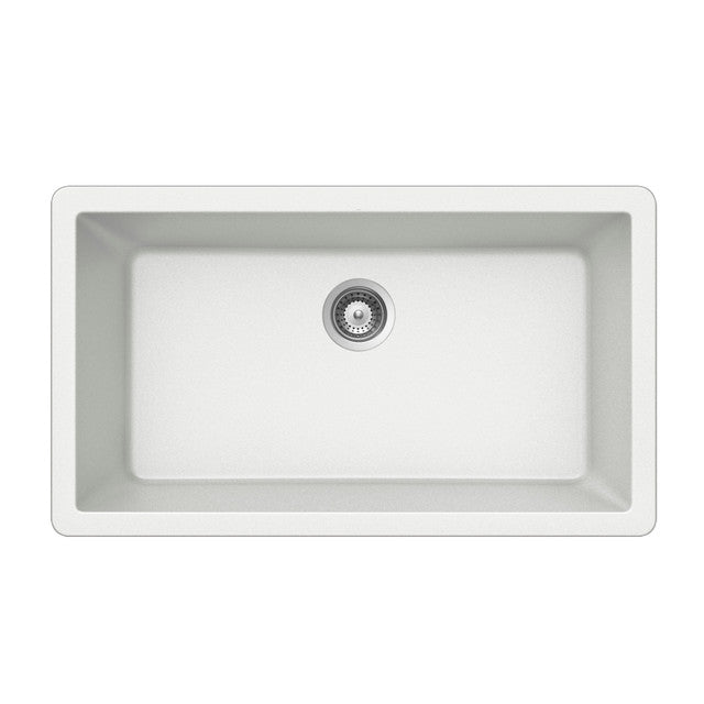 Houzer V-300U Quartztone 33 inch Cloud Granite Composite Undermount Single Bowl Kitchen Sink - Parent