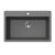 Houzer V-300 Quartztone 33 inch Cloud Granite Composite Topmount Single Bowl Kitchen Sink