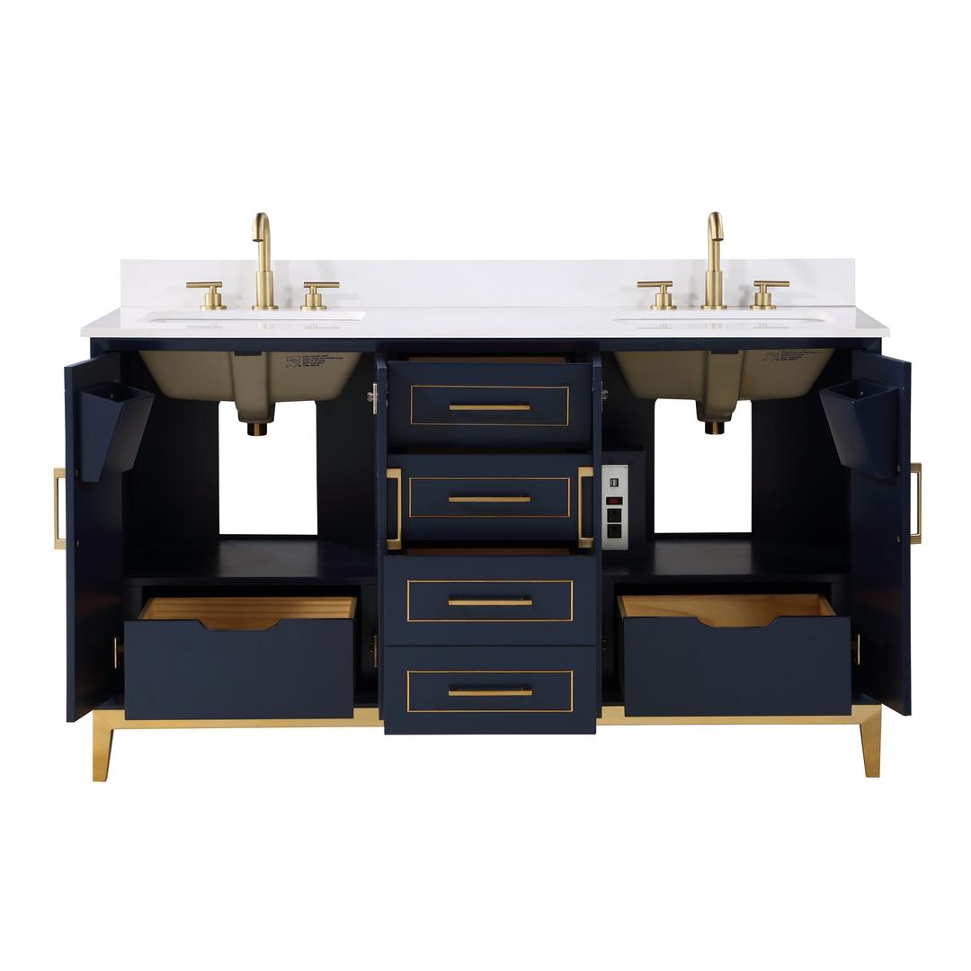 Bemma Gracie 60 In. Bath Vanity With Top - Parent